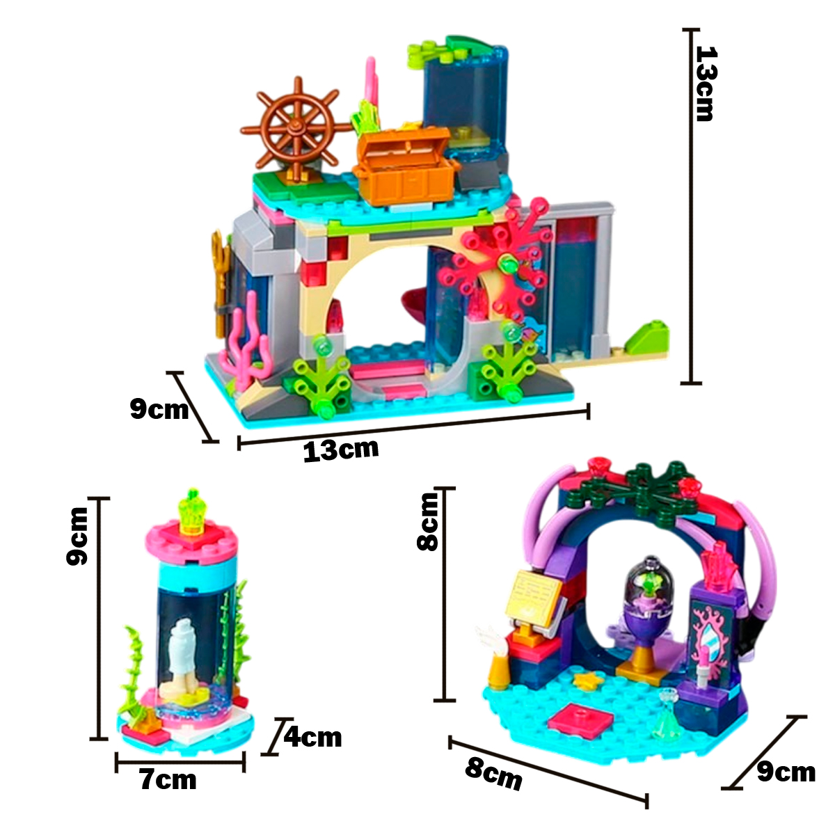 Miniatura 3 de Kit Princesa sirena 222 Piezas 70218